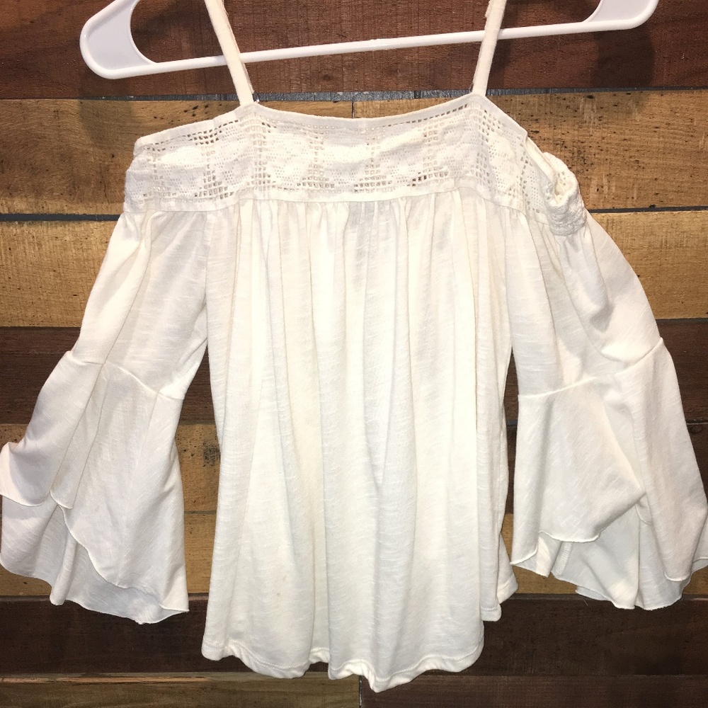 Off the Shoulder Cami with Long Sleeves